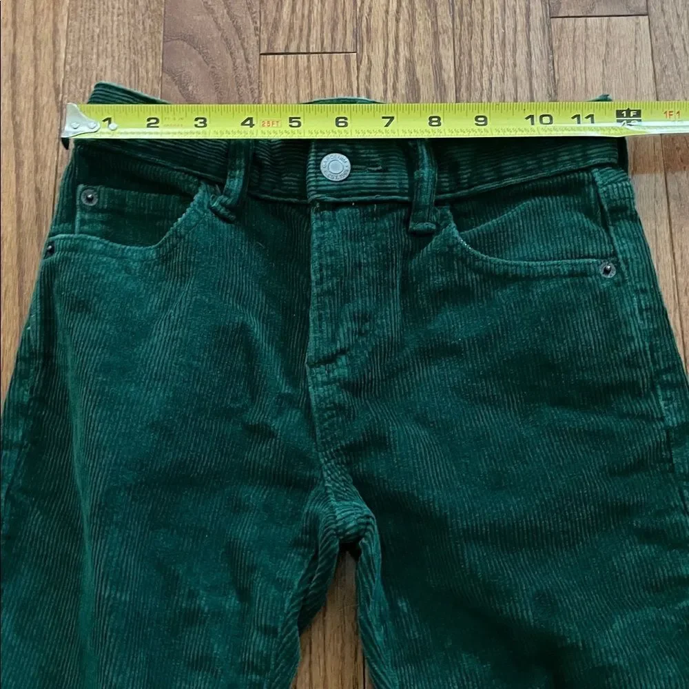 GAP Kids Regular Stretch Slim Corduroy Green Boy’s Pants Sz 7
